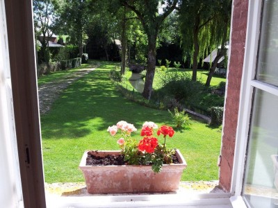 Mill Retreat Centre Front window and garden